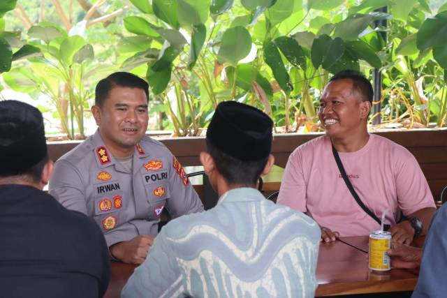 Saweu Keude Kopi, Kapolres Aceh Timur Sampaikan Pesan Kamtibmas Kepada Warga