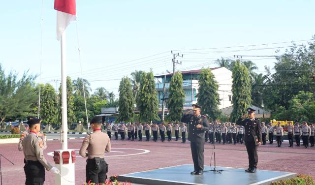 Kapolres Aceh Timur Pimpin Upacara Hari Sumpah Pemuda Ke-97 Tahun 2025