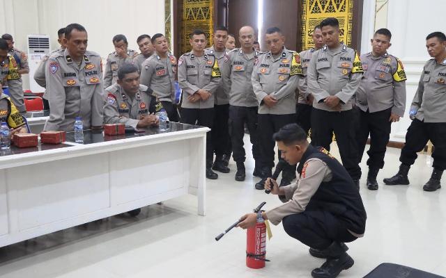 Pelatihan Kemampaun, Bhabinkamtibmas Polres Aceh Timur Dilatih Jadi Penolong Masyarakat