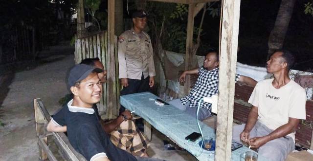 Patroli Malam, Personel Polsek Darul Ihsan Ciptakan Rasa Aman