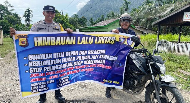 Polsek Simpang Jernih Gencarkan Sosialisasi Operasi Zebra Seulawah 2025