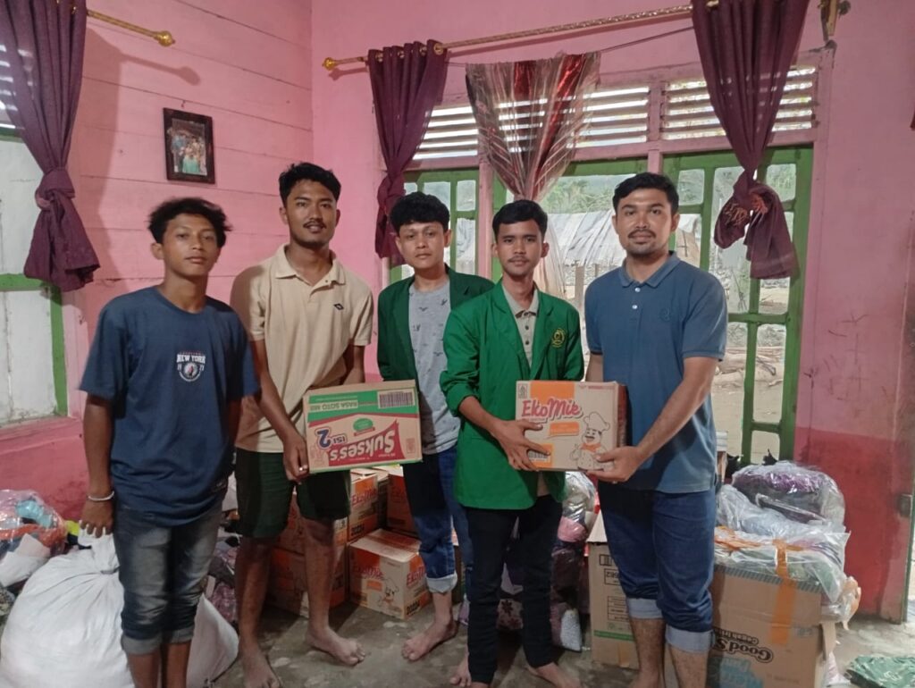 PEMA dan ORMAWA UNADA Salurkan Bantuan Kemanusiaan untuk Korban Banjir Nagan Raya