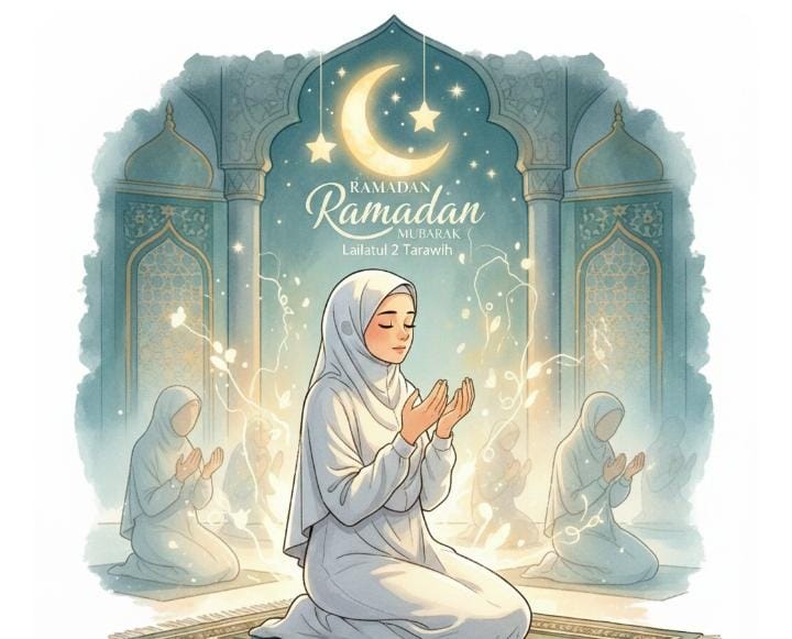 Gema Ramadhan Malam Kedua Tarawih Hadiah Pengampunan untuk Ayah dan Bunda