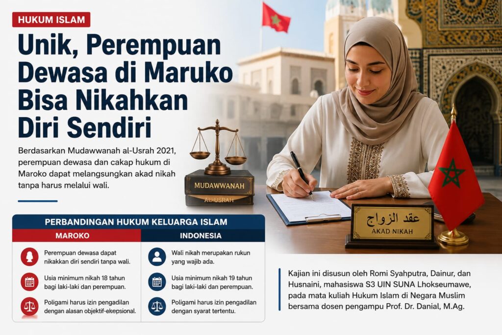 Unik, Perempuan di Maroko Bisa Nikahkan Diri Sendiri