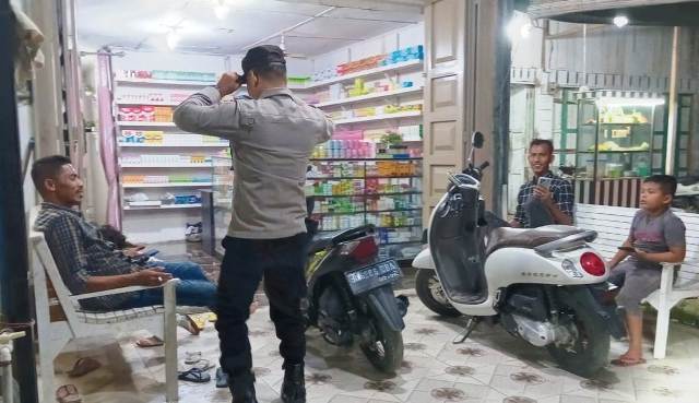Patroli Malam Polsek Idi Tunong, Wujud Kehadiran Negara di Tengah Warga