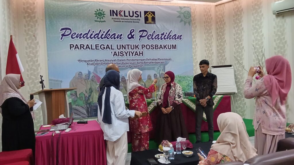 Aisyiyah Gelar Pendidikan dan Pelatihan Paralegal di Aceh