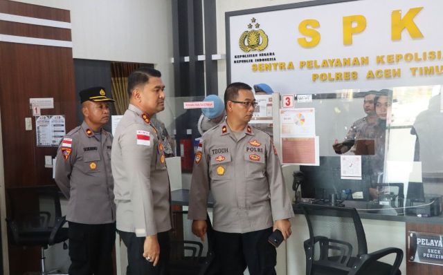 Kapolres Aceh Timur Cek Ruang Pelayanan Publik: Berikan Pelayanan Humanis dan Optimal ke Masyarakat