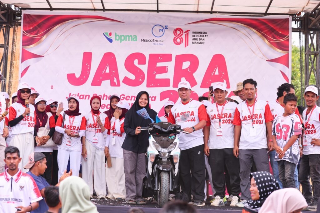 Ribuan Warga Aceh Timur Kembali Ramaikan Jalan Sehat Gembira Medco E&P Malaka