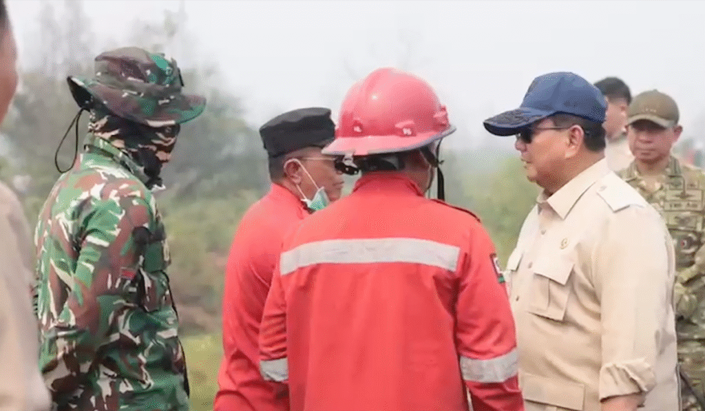 Presiden RI Turun Langsung ke Lokasi Karhutla Pastikan Penanganan Cepat