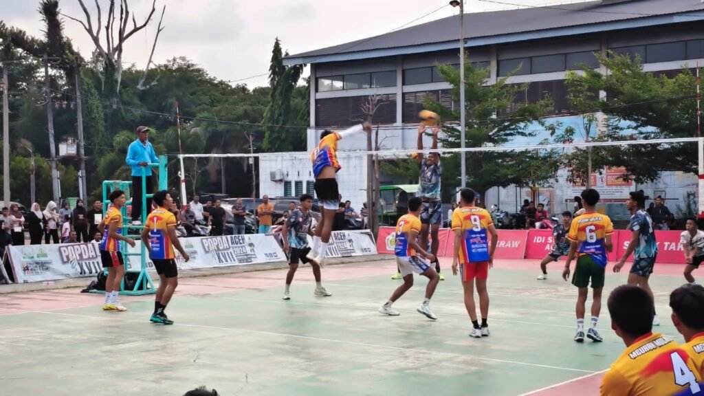 Uji Kemampuan Jelang Pra PORA,Tim Voli Aceh Timur Kalahkan Lhokseumawe 3-2