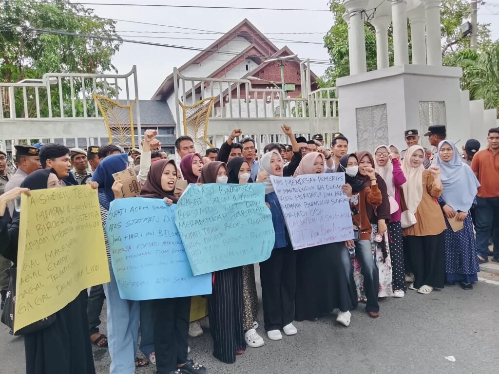 Aksi Jilid II, Himapas Tagih Janji Pemerintah Aceh Dan Desak Evaluasi Bupati Aceh Singkil